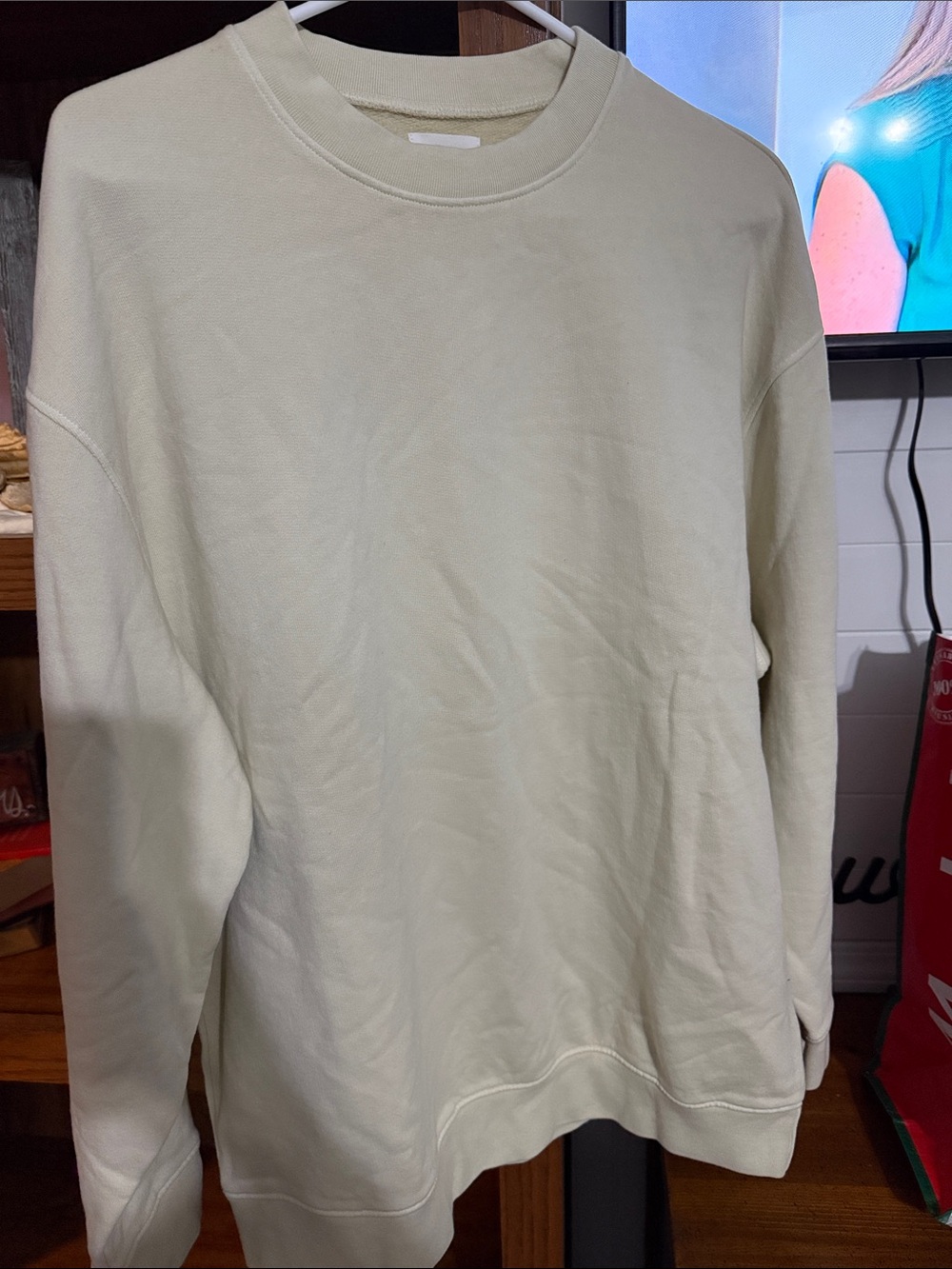 MATE Crewneck Sweatshirt in Light Cream